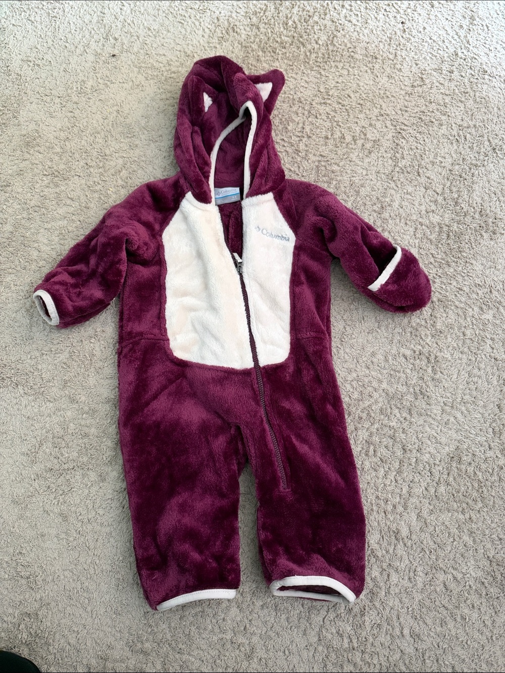 Columbia Plum Fleece One Piece
